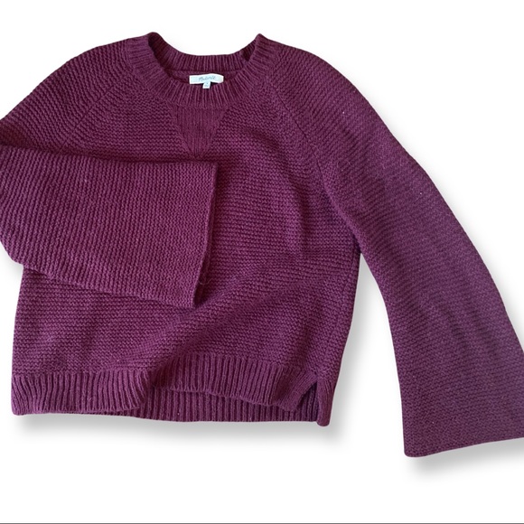 Alpaca blend bell sleeve sweater - Picture 3 of 5